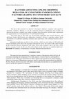 Research paper thumbnail of Factors Affecting Online Shopping Behavior of Consumers Understanding Factors Leading to Consumers Loyalty