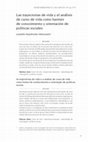 Research paper thumbnail of Las trayectorias de vida y el análisis de curso de vida como fuentes de conocimiento y orientación de políticas sociales