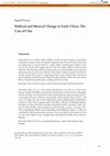 Research paper thumbnail of Political and Musical Change in Early China: The Case of Chu