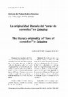 Research paper thumbnail of La originalidad literaria del “amor de comedias” en Celestina / The literary originality of “love of comedies” in Celestina