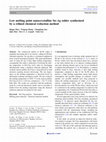 Research paper thumbnail of Low melting point nanocrystalline Sn–Ag solder synthesized by a refined chemical reduction method