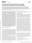 Research paper thumbnail of Prosocial motives underlie scientific censorship by scientists: A perspective and research agenda