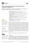 Research paper thumbnail of Saliva Exhibits High Sensitivity and Specificity for the Detection of SARS-COV-2