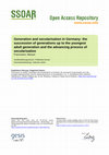 Research paper thumbnail of Generation and secularisation in Germany: the succession of generations up to the youngest adult generation and the advancing process of secularisation