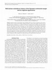 Research paper thumbnail of Multi-phase subsidence history of the Sarawak continental margin and its regional significance