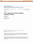 Research paper thumbnail of Poly (1-trimethysilyl-1-propyne) membrane regeneration process