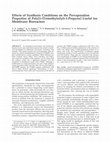 Research paper thumbnail of Effects of synthesis conditions on the pervaporation properties of poly[1-(trimethylsilyl)-1-propyne] useful for membrane bioreactors