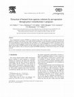 Research paper thumbnail of Extraction of butanol from aqueous solutions by pervaporation through poly(1-trimethylsilyl-1-propyne)