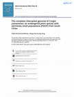 Research paper thumbnail of The complete chloroplast genome of <i>Craigia yunnanensis</i>, an endangered plant species with extremely small populations (PSESP) from South China