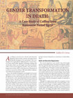 Research paper thumbnail of GENDER TRANSFORMATION IN DEATH: A Case Study of Coffins from Ramesside Period Egypt