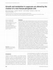 Research paper thumbnail of Growth and metabolism in sugarcane are altered by the creation of a new hexose-phosphate sink