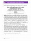 Research paper thumbnail of Upaya Pencegahan Perceraian di Masa Pandemi Covid-19 Perspektif Teori Keadilan Bermartabat