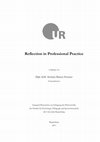 Research paper thumbnail of A Reflection on Professional Practice