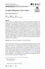 Research paper thumbnail of An Updated Bibliography of John B. Watson