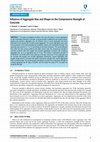 Research paper thumbnail of Influence of Aggregate Size and Shape on the Compressive Strength of Concrete