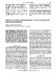 Research paper thumbnail of Indirect photometric chromatography of anions using sodium naphthalenetrisulfonate