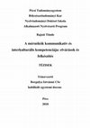 Research paper thumbnail of Pécsi Tudományegyetem Bölcsészettudományi Kar Nyelvtudományi Doktori Iskola Alkalmazott Nyelvészeti Program