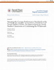 Research paper thumbnail of Situating the Georgia Performance Standards in the Social Studies Debate: An Improvement for Social Studies Classrooms or Continuing the Whitewash