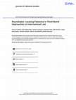 Research paper thumbnail of Roundtable: Locating Palestine in Third World Approaches to International Law