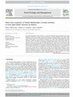 Research paper thumbnail of Short-term responses of Timber Rattlesnakes (Crotalus horridus) to even-aged timber harvests in Indiana