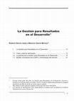 Research paper thumbnail of La Gestión para Resultados en el Desarrollo