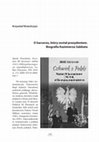 Research paper thumbnail of O harcerzu, który został prezydentem.  Biografia Kazimierza Sabbata