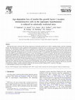 Research paper thumbnail of Age‐dependent loss of insulin‐like growth factor‐1 receptor immunoreactive cells in the supraoptic hypothalamus is reduced in calorically restricted mice