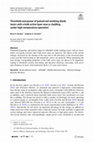 Research paper thumbnail of Threshold and power of pulsed red-emitting diode lasers with a bulk active layer near p-cladding under high-temperature operation