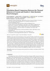 Research paper thumbnail of Simulation-Based Comparison Between the Thermal Behavior of Coaxial and Double U-Tube Borehole Heat Exchangers