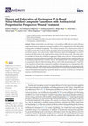 Research paper thumbnail of Design and Fabrication of Electrospun PLA-Based Silica-Modified Composite Nanofibers with Antibacterial Properties for Perspective Wound Treatment