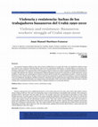 Research paper thumbnail of Violencia y resistencia: luchas de los trabajadores bananeros del Urabá 1990-2010