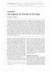 Research paper thumbnail of The Logistics Of The War In The Sahel