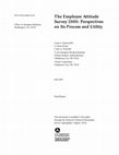 Research paper thumbnail of The Employee Attitude Survey 2000: Perspectives on Its Process and Utility