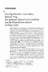 Research paper thumbnail of Venedig-Dresden via London, Brüssel, Prag. Der geheime Ankauf von Gemälden aus der Kaiserlichen Galerie in Prag (1748)