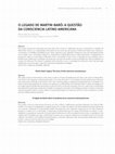 Research paper thumbnail of O legado de Martin-Baró: a questão da consciencia latino americana