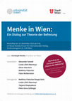 Research paper thumbnail of Menke in Wien: Ein Dialog zur Theorie der Befreiung. Workshop mit Christoph Menke