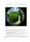 Research paper thumbnail of WHAT MEASURES TO ADOPT FOR THE ENVIRONMENT