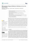 Research paper thumbnail of Concentration-Temporal Multilevel Calibration of Low-Cost PM2.5 Sensors