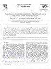 Research paper thumbnail of Task allocation for maximizing reliability of a distributed system using hybrid particle swarm optimization