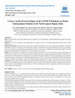 Research paper thumbnail of A Survey on the Perceived Impact of the COVID 19 Pandemic on Dental Undergraduate Students in the North Gujarat Region, India