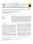 Research paper thumbnail of Measuring factors affecting local loyalty based on a correlation network