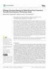 Research paper thumbnail of STRATEGIC DECISION-MAKING FOR MULTI-PERIOD FLEET TRANSITION TOWARDS ZERO-EMISSION: PRELIMINARY STUDY