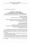 Research paper thumbnail of Filippov S. A word to the reader of the journal “Law & Border”. Law & Border. 2023. № 1.  p. 4-10