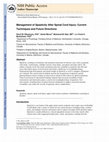 Research paper thumbnail of Management of Spasticity After Spinal Cord Injury: Current Techniques and Future Directions