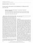 Research paper thumbnail of Non-gait-specific intervention for the rehabilitation of walking after SCI: role of the arms