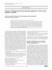 Research paper thumbnail of Strategies of Bringing Drug Product Marketing Applications to Meet Current Regulatory Standards