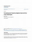 Research paper thumbnail of Formalizing the Panarchy Adaptive Cycle with the Cusp Catastrophe