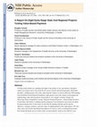 Research paper thumbnail of A Report On Eight Early-Stage State And Regional Projects Testing Value-Based Payment