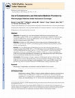 Research paper thumbnail of Use of complementary and alternative medicine providers by fibromyalgia patients under insurance coverage