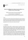 Research paper thumbnail of Numerical modelling of the reinforced concrete influence on a combined system of tunnel support